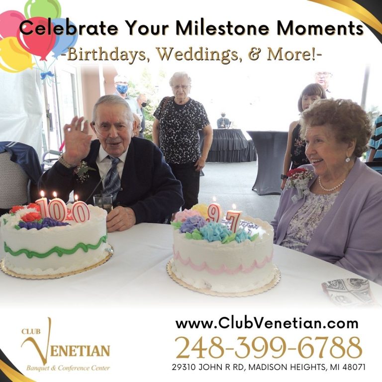 Celebrate Your Milestone Moments at Club Venetian