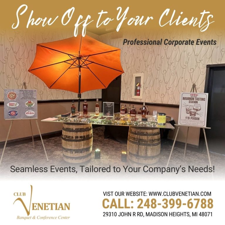 Impress Your Clients with Corporate Events at Club Venetian