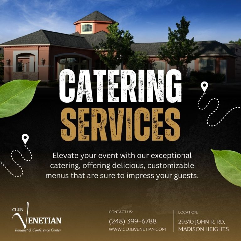 Exceptional Catering Services for Every Occasion at Club Venetian