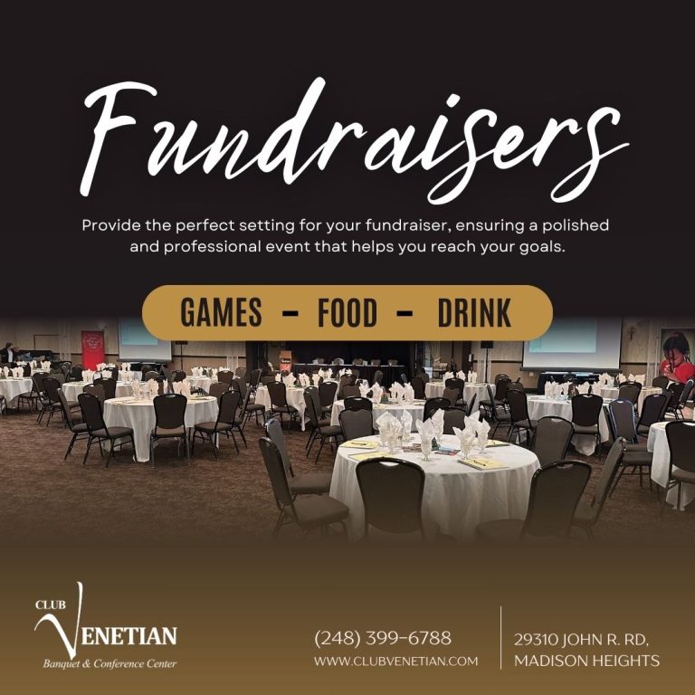 Host a Successful Fundraiser at Club Venetian